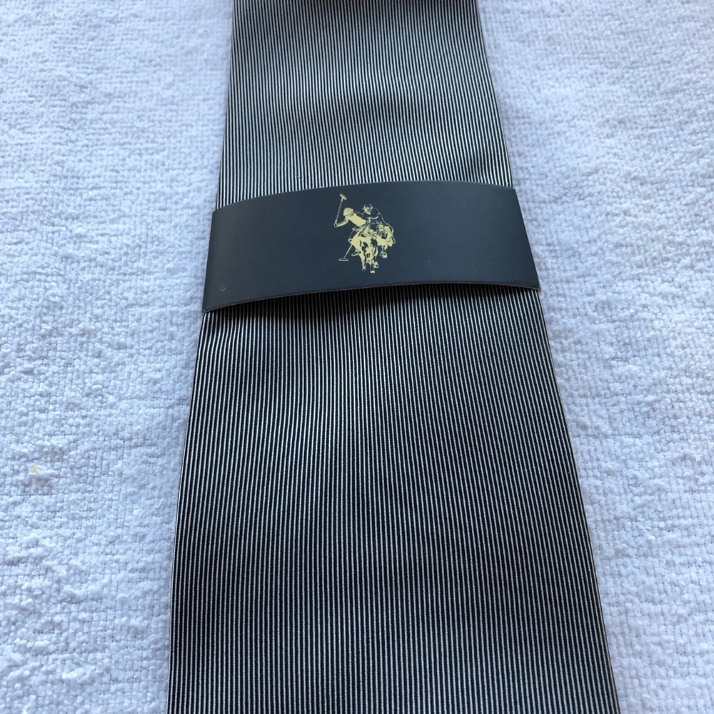 U.S. Polo Association 100% Silk Tie, New With Tags